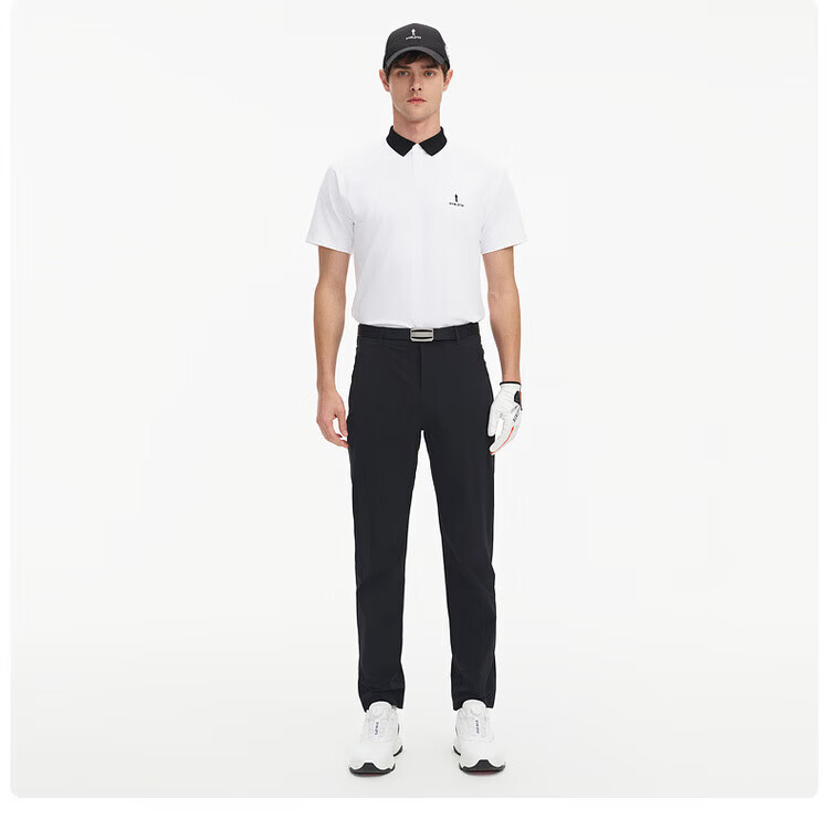 Biyinlefen Golf [Korean Imported Fabric] Spring Summer Men's Casual Sports Stretch Comfortable Soft Skin-friendly Short Sleeve Polo Shirt 15
